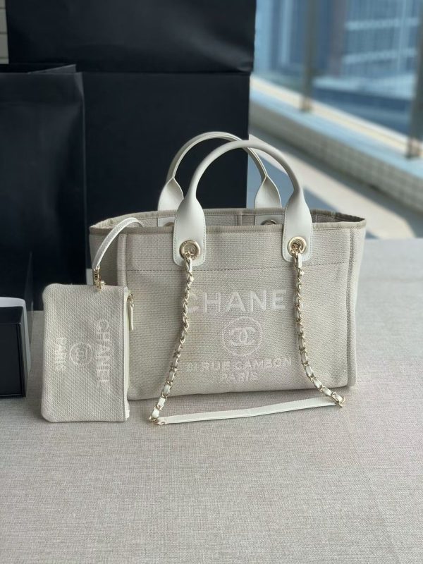Chanel Deauville Tote - Image 4