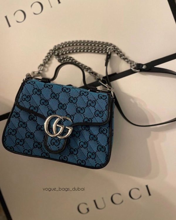 Gucci Monogram Matelasse Diagonal Bag