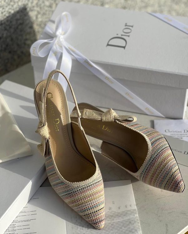 J’Adior Slingback Kitten Heel Pumps