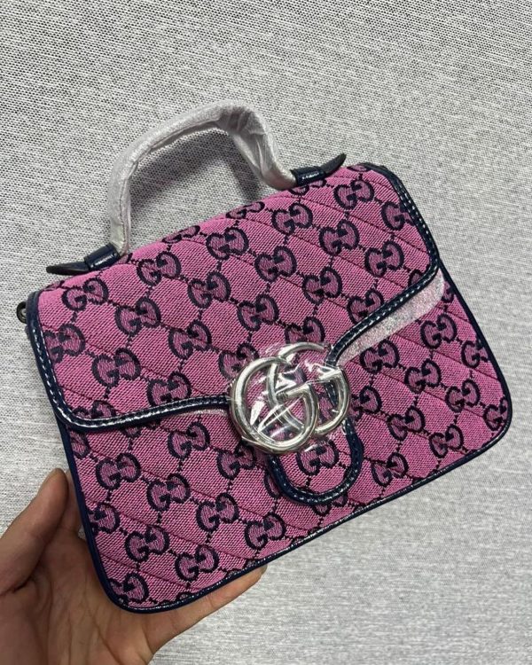 Gucci Monogram Matelasse Diagonal Bag - Image 3