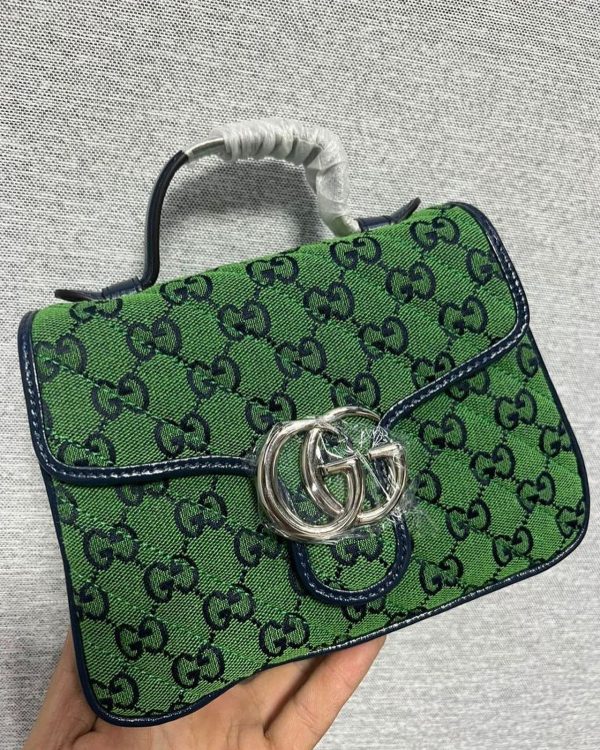 Gucci Monogram Matelasse Diagonal Bag - Image 2