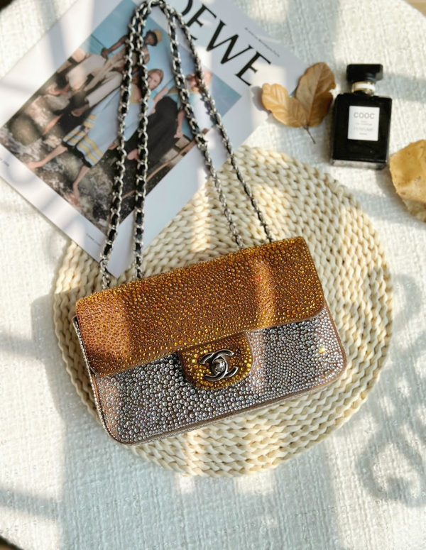 Chanel Crystal Pearls Sequins Bag