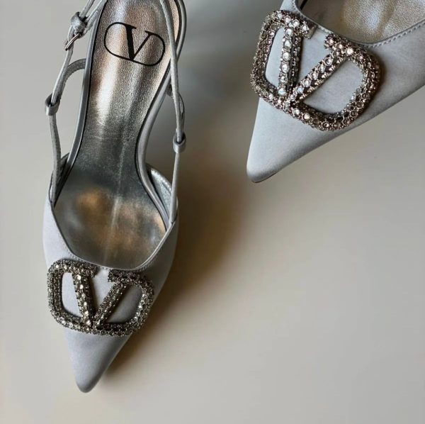 Valentino Garavani Chrystal Heels - Image 5