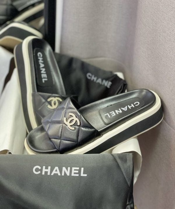 Chanel Slides For Women - Image 2