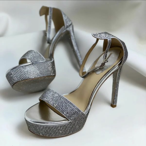 Rene Caovilla Anastasia Embellished Satin Platform Pumps - Image 2