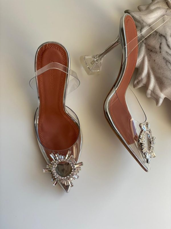 Amina Muaddi Rosie Glass Pump - Image 3