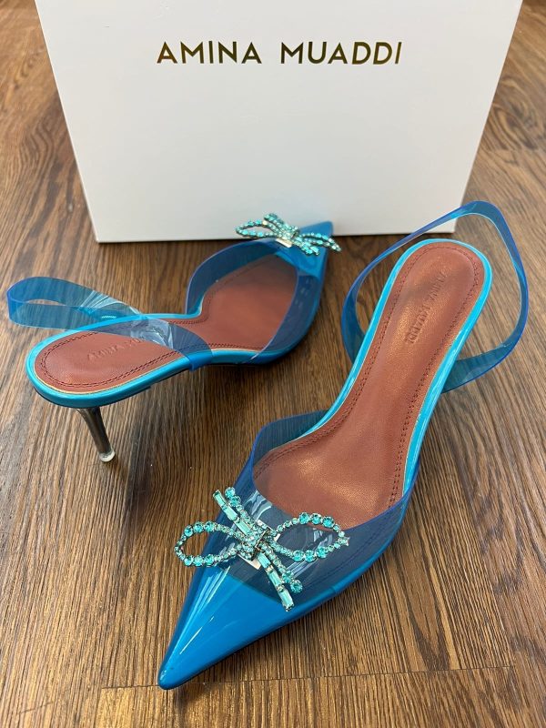 Amina Muaddi Rosie Glass Pump - Image 2