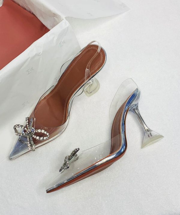 Amina Muaddi Rosie Glass Pump - Image 5
