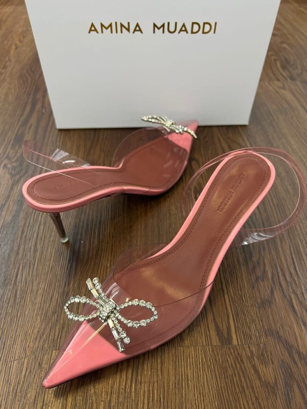 Amina Muaddi Rosie Glass Pump - Image 3