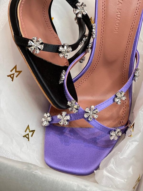 Lily Crystal Embellished Slide Sandal