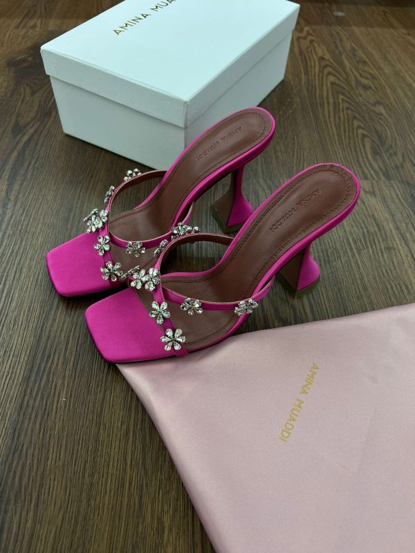 Lily Crystal Embellished Slide Sandal - Image 4