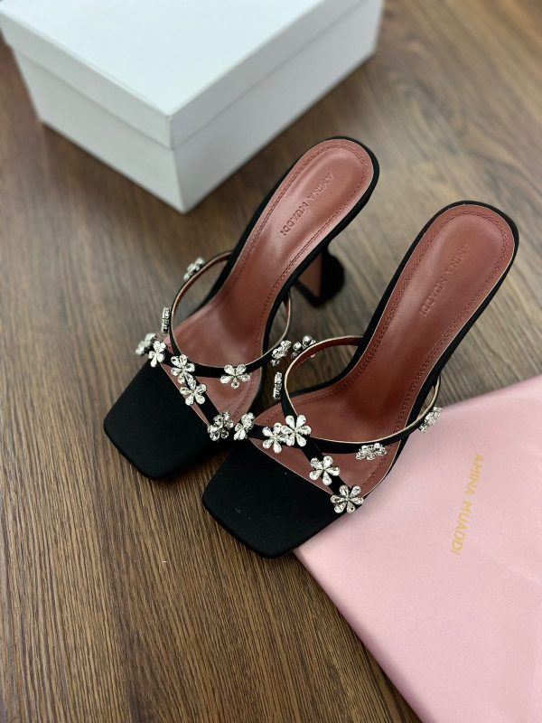 Lily Crystal Embellished Slide Sandal - Image 5
