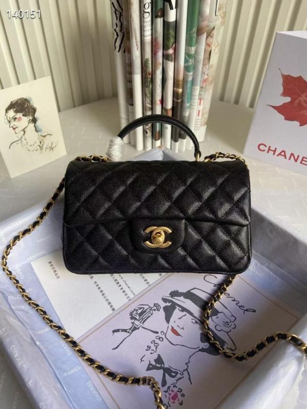 Chanel  Lambskin Mini Rectangular Flap Bag - Image 3