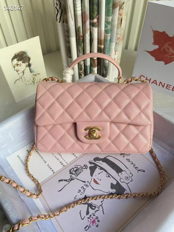 Chanel  Lambskin Mini Rectangular Flap Bag - Image 4