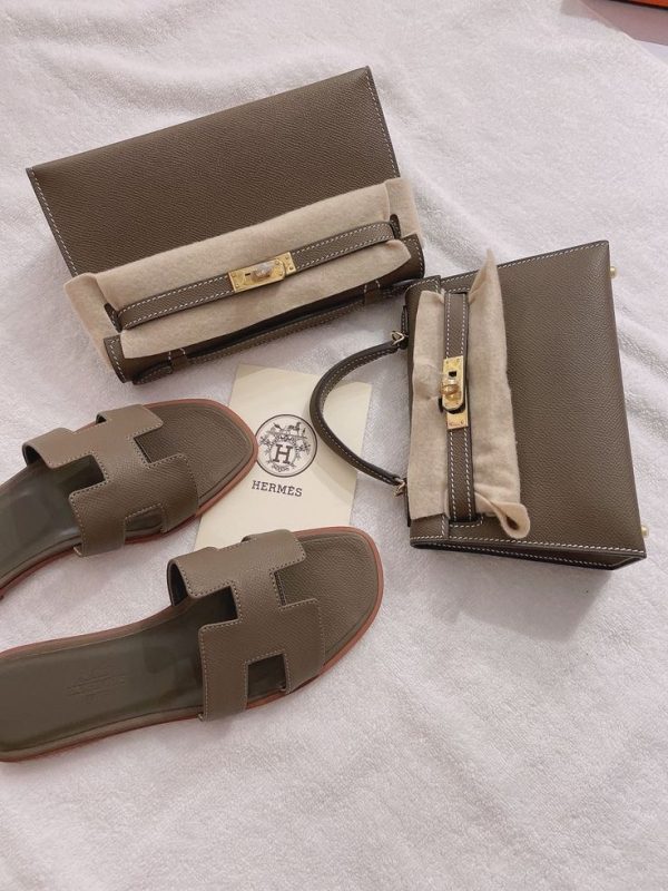 Hermes Kelly Bag & Slippers