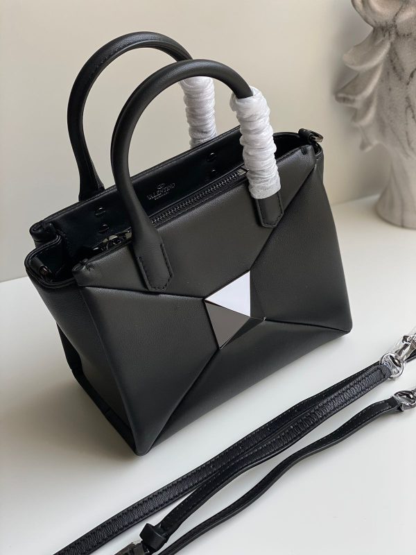 Valentino Garavani Roman Stud Top Handle Bag - Image 6