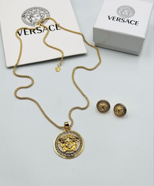 Versace Crystal La Medusa Necklace - Image 2