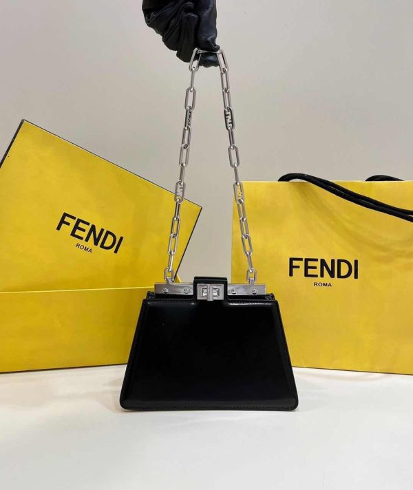 Fendi Peekaboo Cut Medium Handbag - Image 3