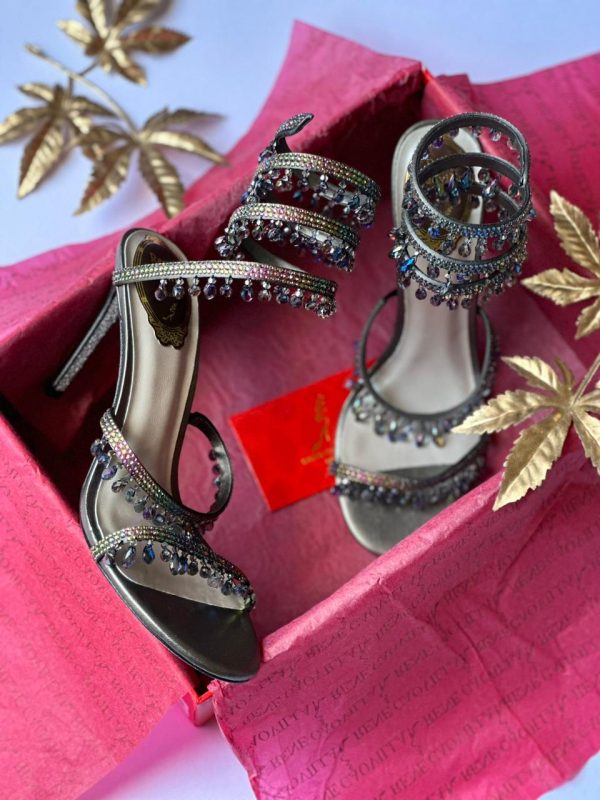 Rene Caovilla Crystal-Embellished Heels - Image 2