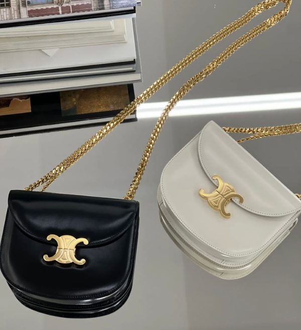 Teen Besace Triomphe In Shiny Calfskin
