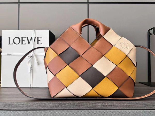 Loewe Small Surplus Woven Basket Bag - Image 4