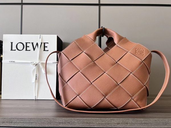 Loewe Small Surplus Woven Basket Bag - Image 3