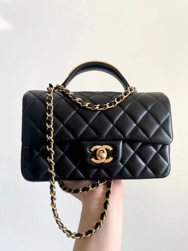 Chanel Flap Bag Top Handle