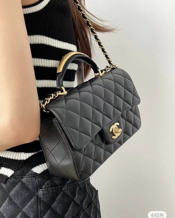 Chanel Flap Bag Top Handle - Image 2