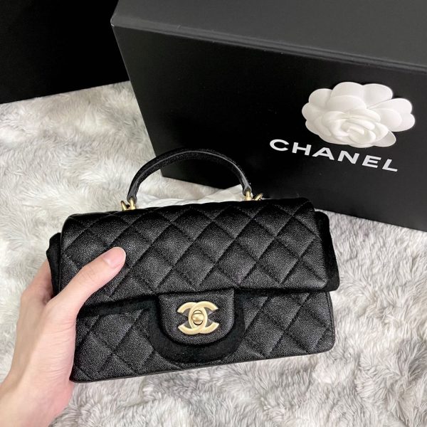 Chanel Flap Bag Top Handle - Image 3