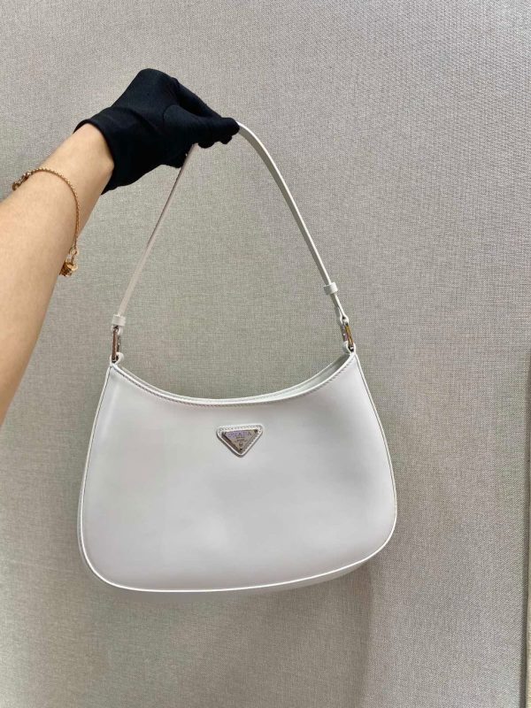 Prada Cleo Brushed Leather Shoulder Bag - Image 6