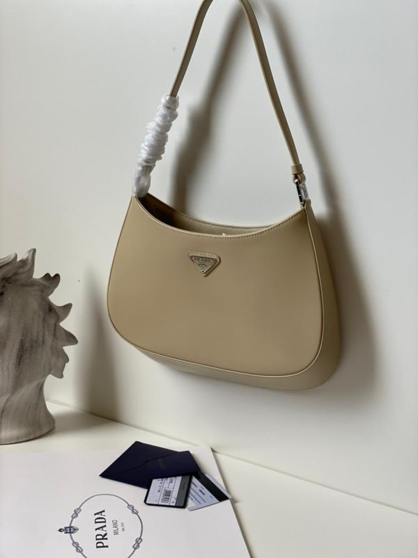 Prada Cleo Brushed Leather Shoulder Bag - Image 13