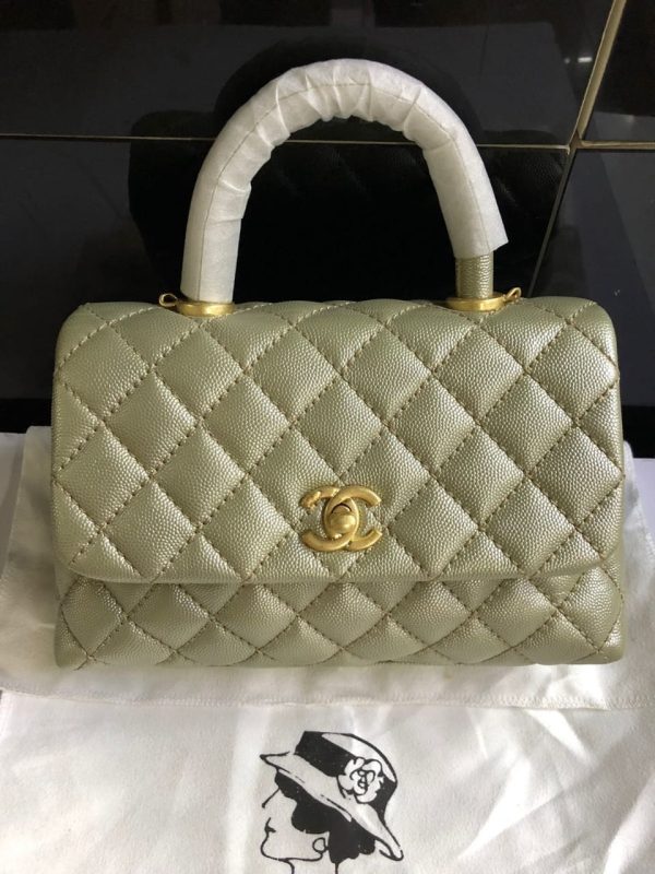 Chanel Flap Bag With Top Handle - Image 9