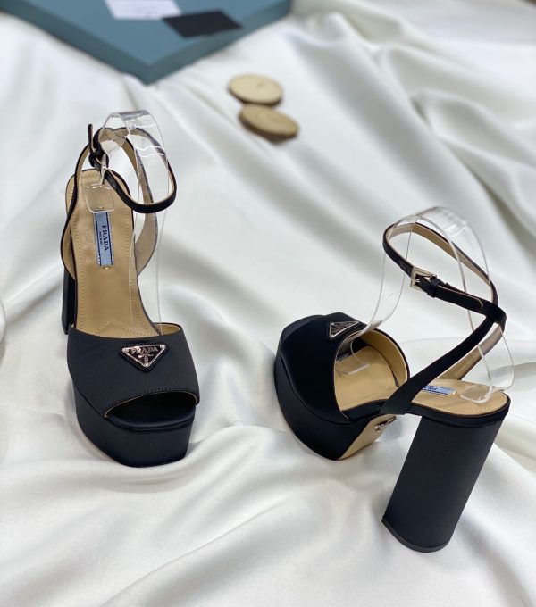 Prada Crystal-studded Platform Sandals - Image 7
