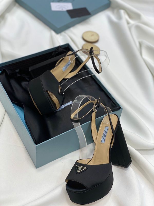 Prada Crystal-studded Platform Sandals - Image 9