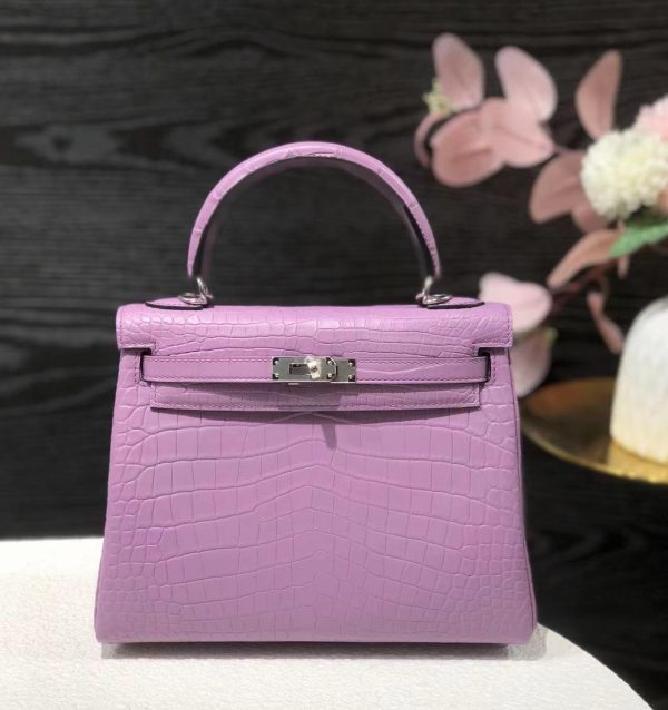 Shiny Crocodile Hermes Bag