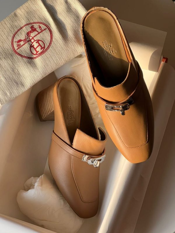 Hermes Blossom Mule