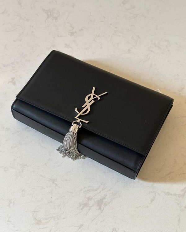 Ysl Tassel Chain Bag Champagne - Image 4