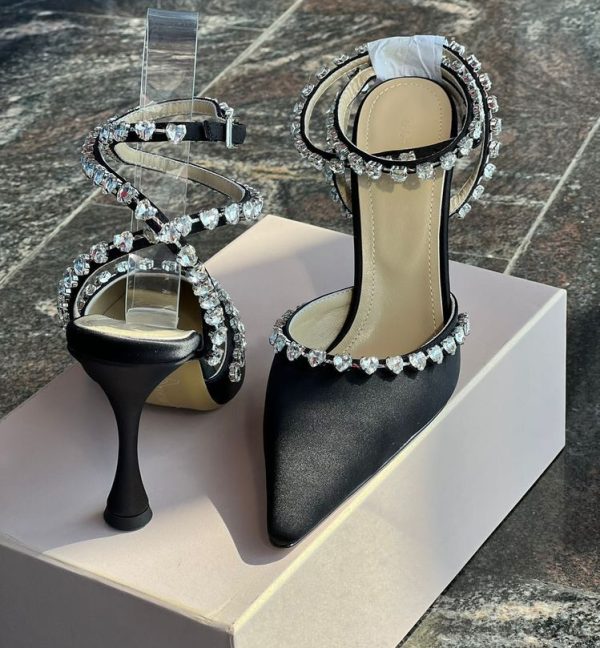 Mach & Mach Audrey Crystal Heels - Image 2