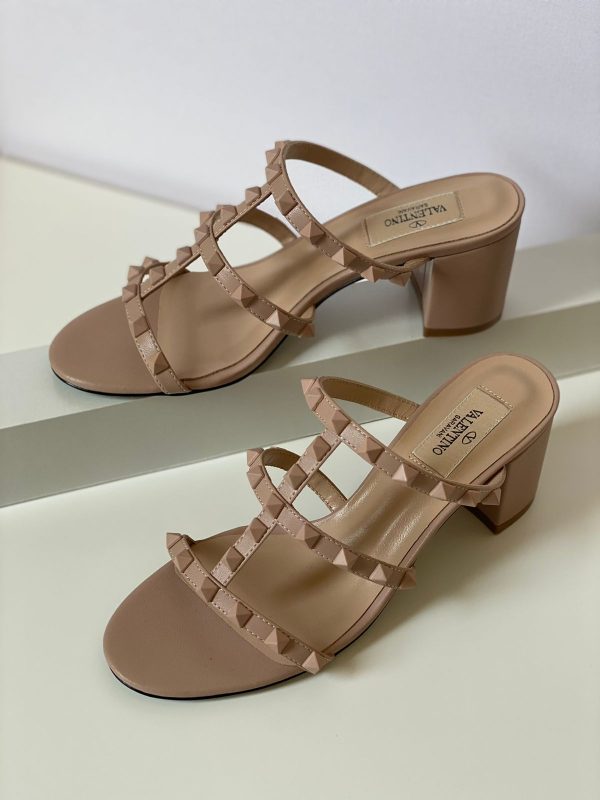 Valentino Garavani Rockstud Slide Sandals - Image 2