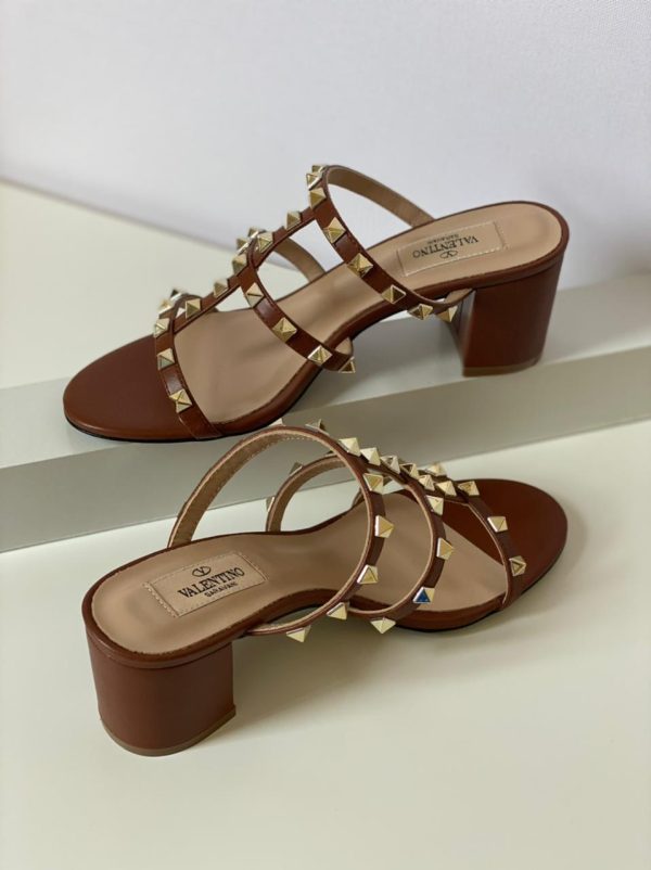 Valentino Garavani Rockstud Slide Sandals - Image 3