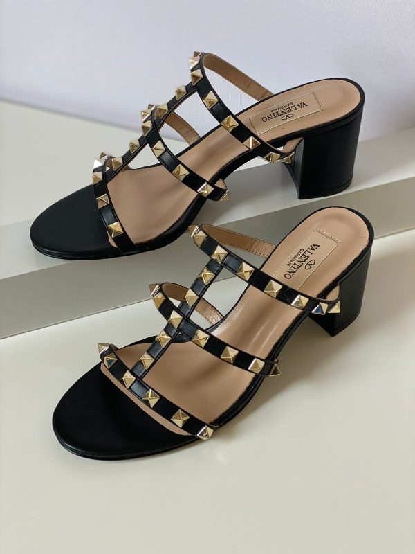 Valentino Garavani Rockstud Slide Sandals