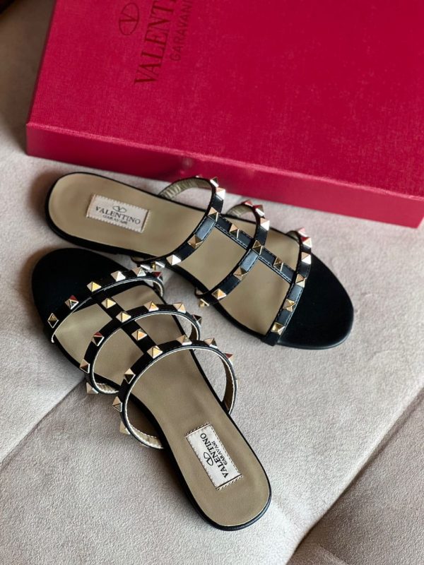 Valentino Garavani Rockstud Flat Sandals - Image 2