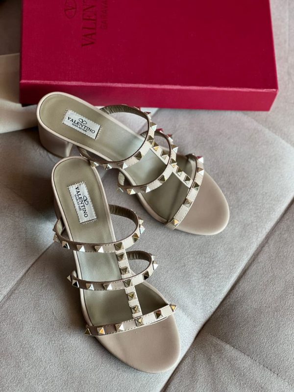 Valentino Garavani Rockstud Flat Sandals - Image 4