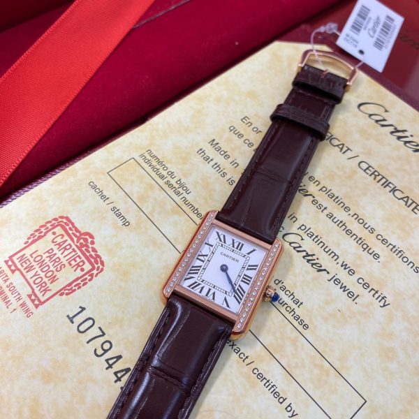 Cartier Tank Ladies Watch - Image 9
