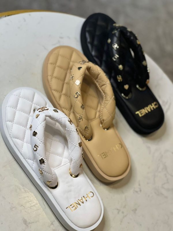 Chanel Platform Casual Style Plain Sandal