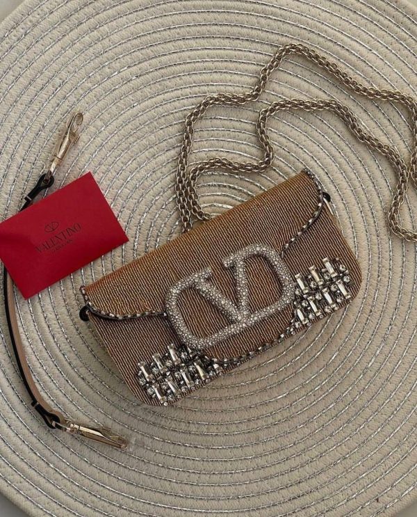 Valentino V logo Signature Shoulder Bag