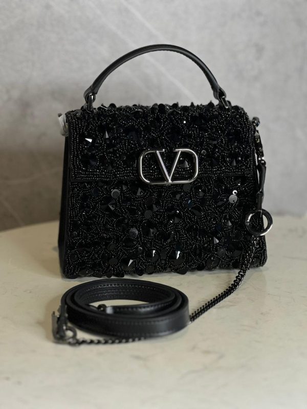 Mini Vsling Handbag With 3d Embroidery - Image 3