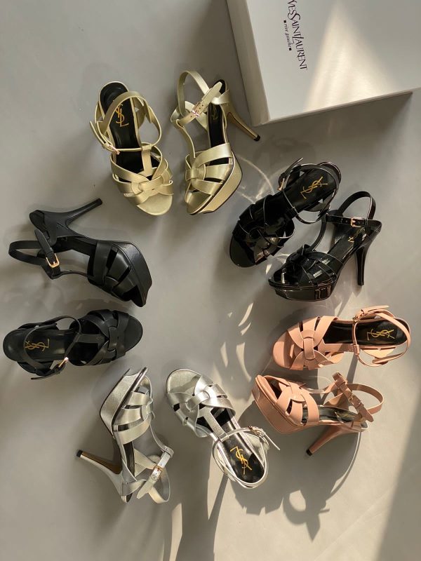 Ysl Tribute Platform Sandals