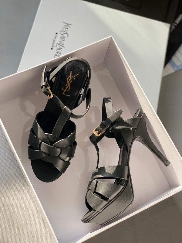 Ysl Tribute Platform Sandals - Image 4
