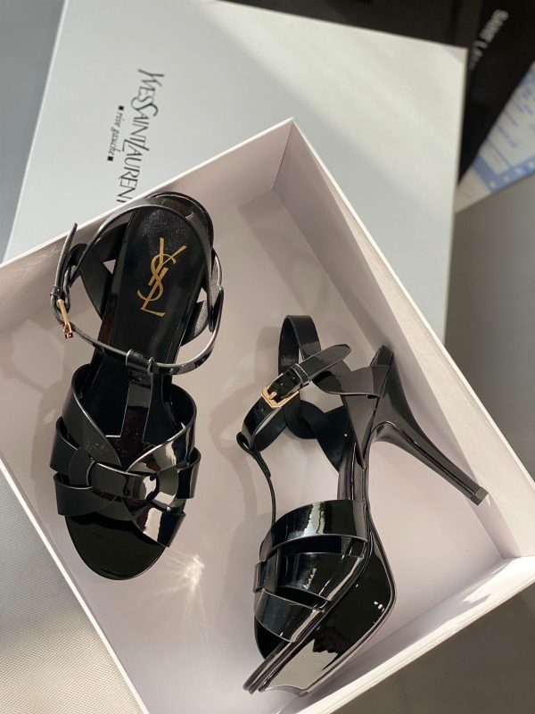 Ysl Tribute Platform Sandals - Image 5